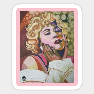 Marilyn in Ecstasy Sticker